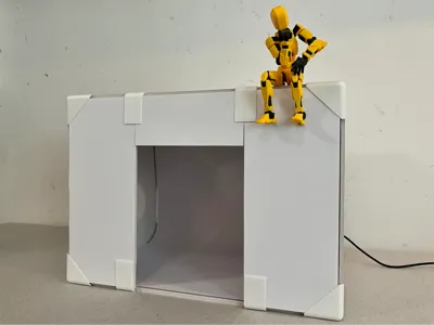 cheap and simple light box