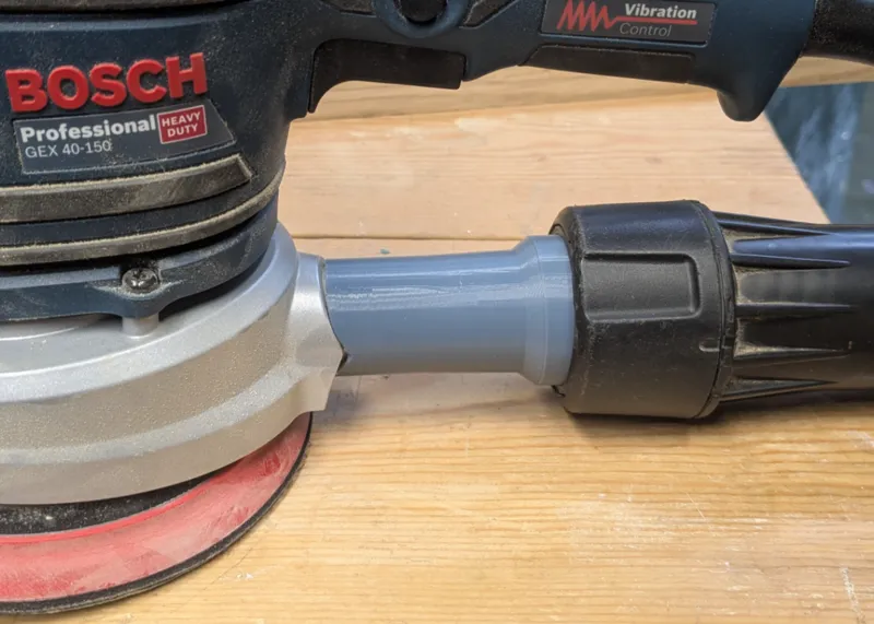 Bosch GEX 40-150 to DeWalt Airlock