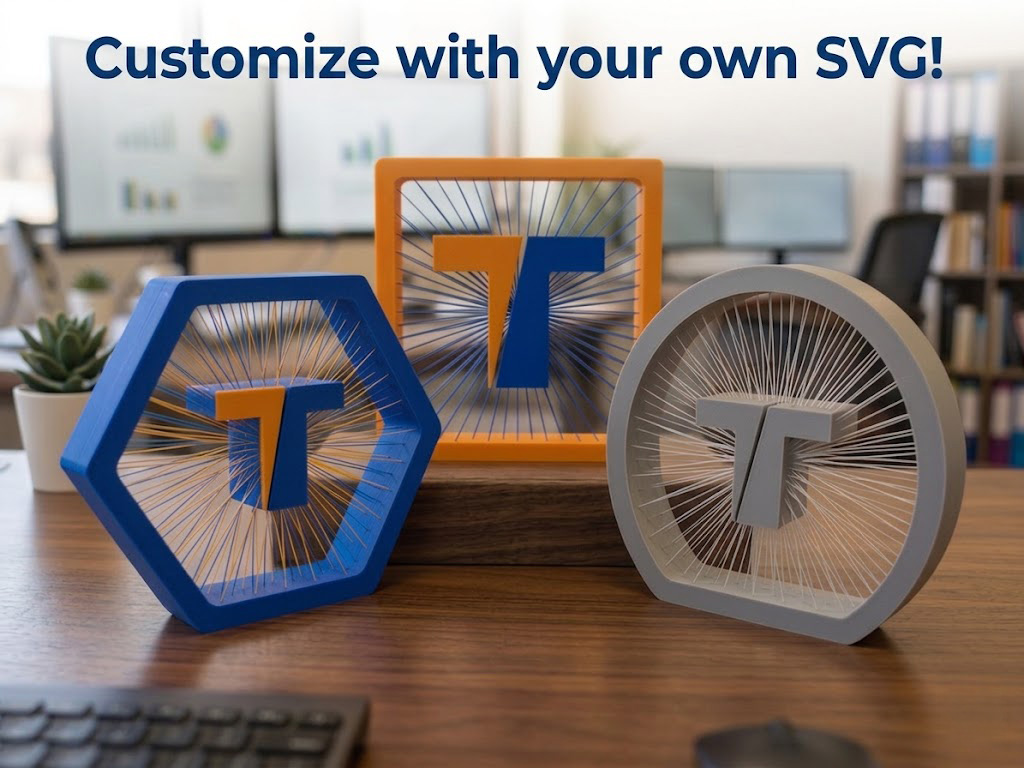 Customizable SVG String Art - Multiple Frames