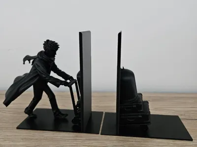 harry potter platform 9 3/4 cart bookend
