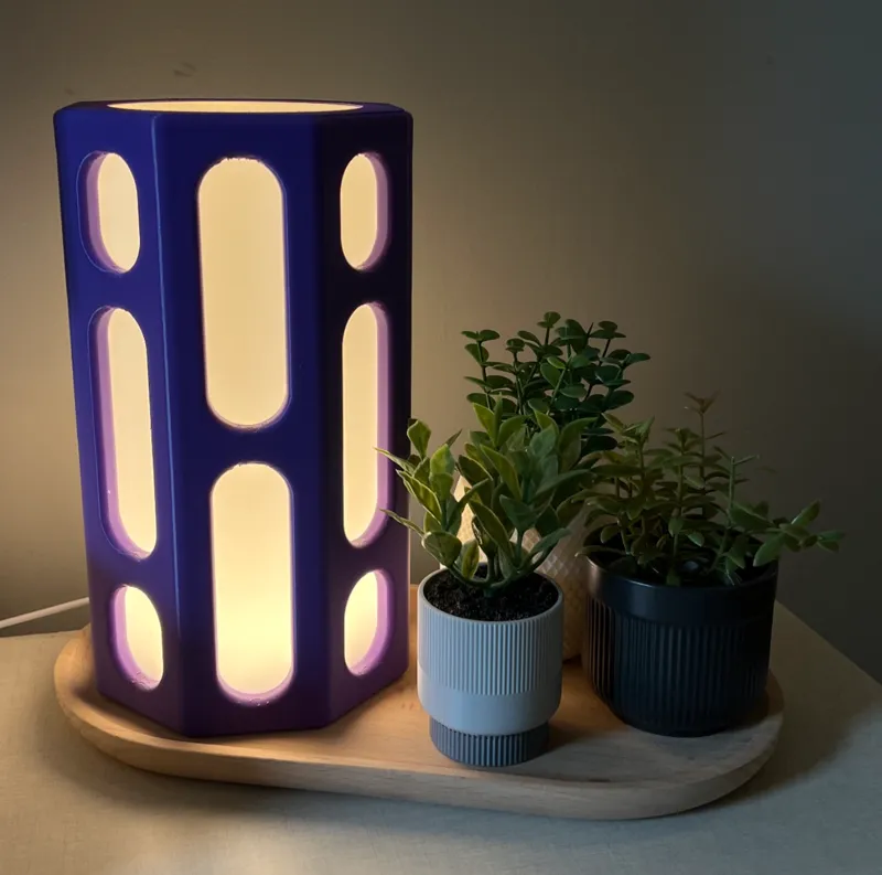 Hexagonal LED Lamp (for Bambu Lab Kit)
