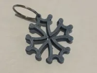 Porte-clés croix occitane — photo 1