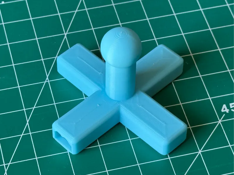 Fridge Magnet with Knob (60x10x5mm magnet)
