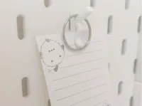 Hook & Paper Holder Compatible with IKEA SKÅDIS Pegboard