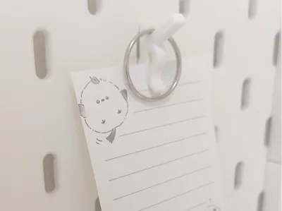 IKEA SKÅDIS Compatible Hook & Paper Holder