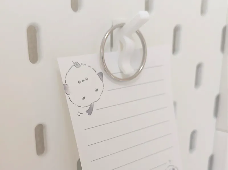 IKEA SKÅDIS Compatible Hook & Paper Holder