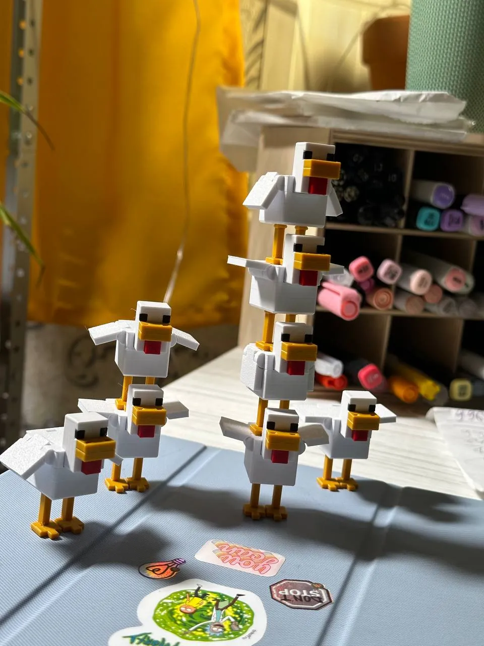 Minecraft Chicken Articulated view 2