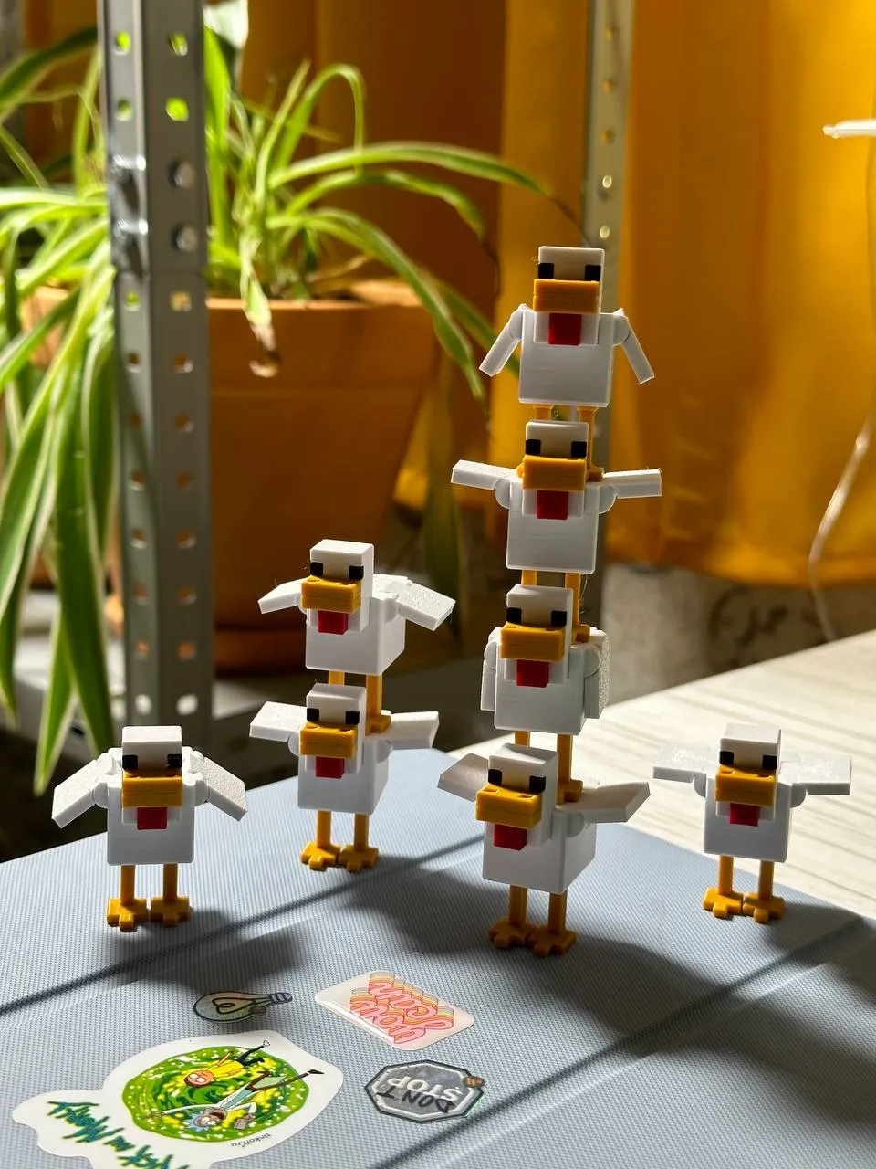 Minecraft Chicken Articulated view 4