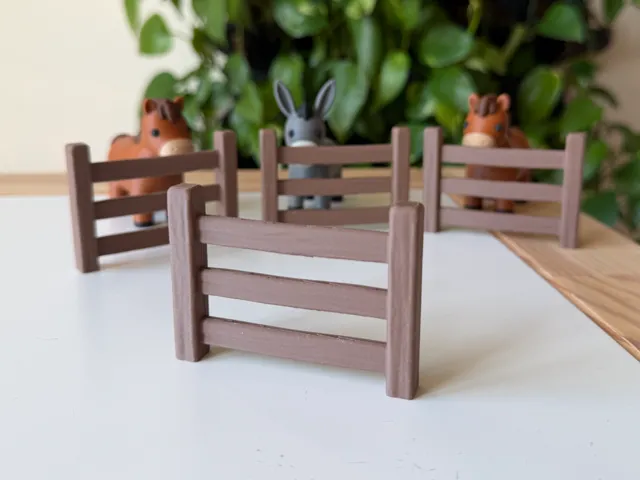 Wooden fence