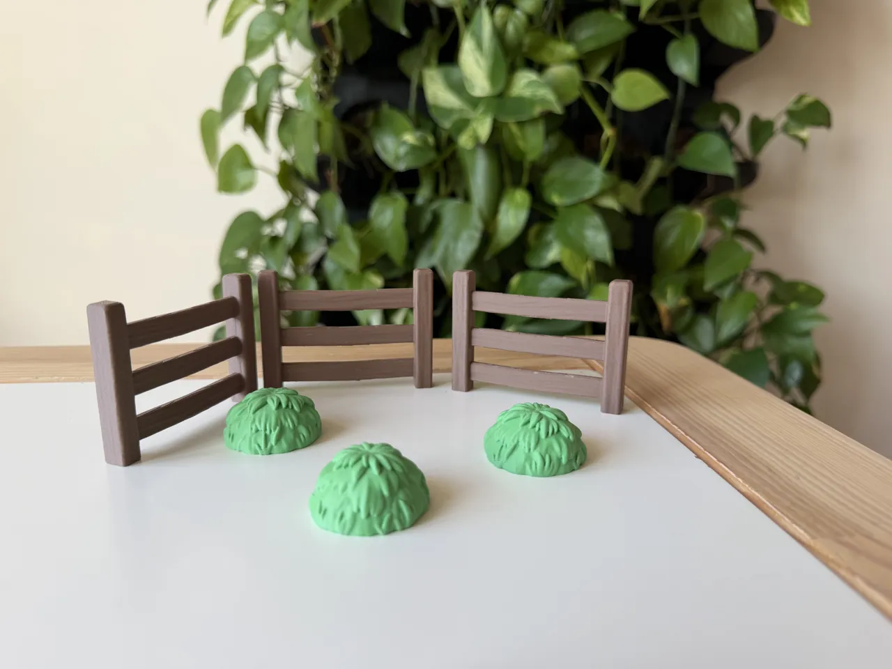 Wooden fence view 3