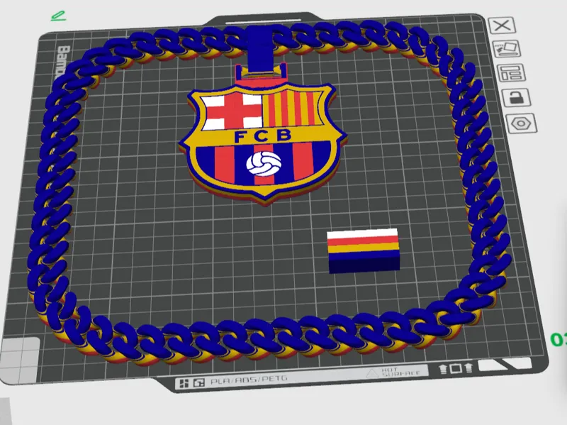 fc barcelona hype chain 