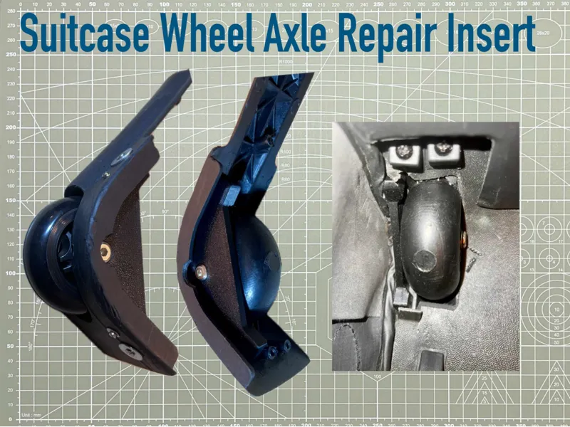 Suitcase Wheel Axle Repair Insert (6mm)