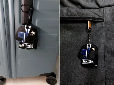 Cute Personalized Lawyer Luggage/Keychain Bag Tag