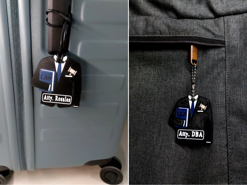 Cute Personalized Lawyer Luggage/Keychain Bag Tag