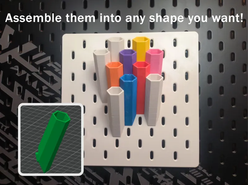 [Expandable] Skadis Honeycomb Pen Holder