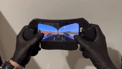 iPhone 15 Pro racing steering wheel - F1 edition