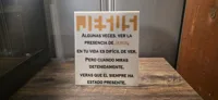 Panneau à message caché — art du Christ dissimulé — photo 10