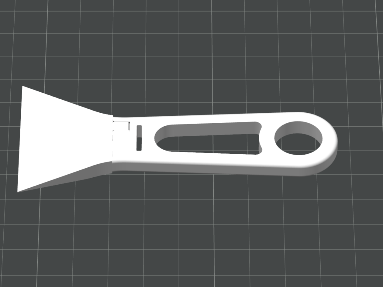 Miniatura 1 do modelo 3D 分体式打印机铲刀，新机必打，仅6g
