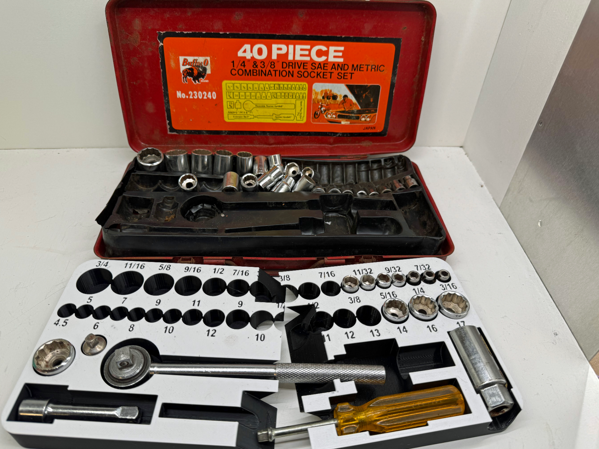 Insert for 40 piece socket set