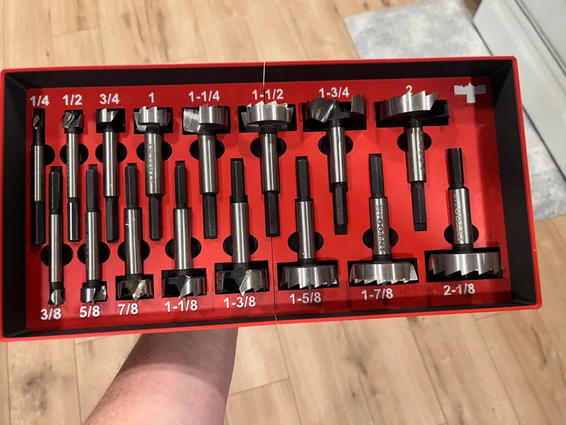 Forstner Bit Organizer