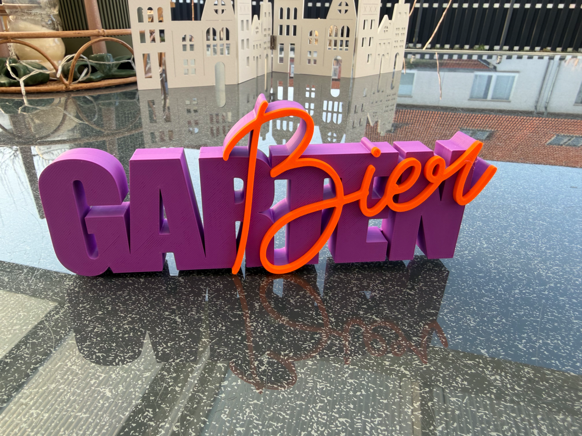 Garten Bier FUN Deko Aussteller