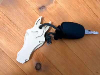 Stylized horse head