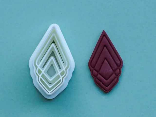Ornamental Polymer Clay Cutter Earrings Necklace