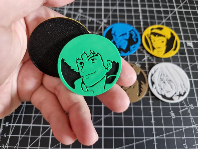 Spike Spiegel collectible coin (Cowboy Bebop)