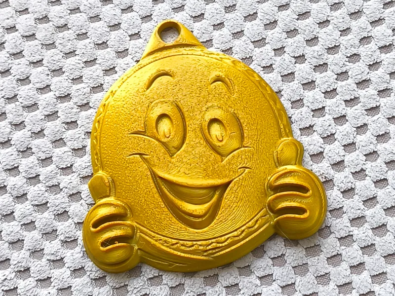 Smiling Thumbs Up Medal - An Award for Kids