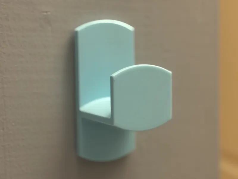 Wall hook with hidden screws