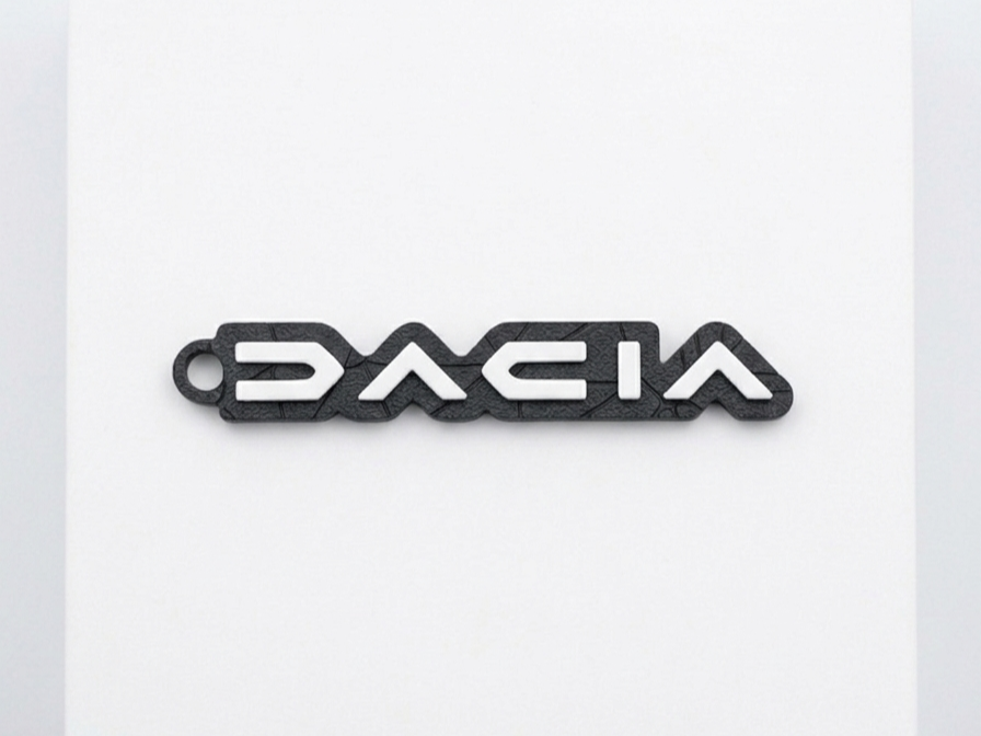 Portachiavi con logo Dacia - Motivo tartarugato