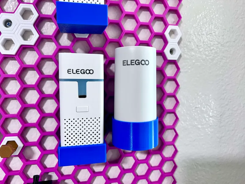 Elegoo Vacuum pump mount for HSW Honeycomb wall