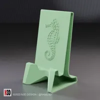 Support téléphone motif hippocampe — photo 2