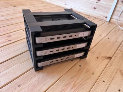 HP T630 Thin Client - 3 Device Rack
