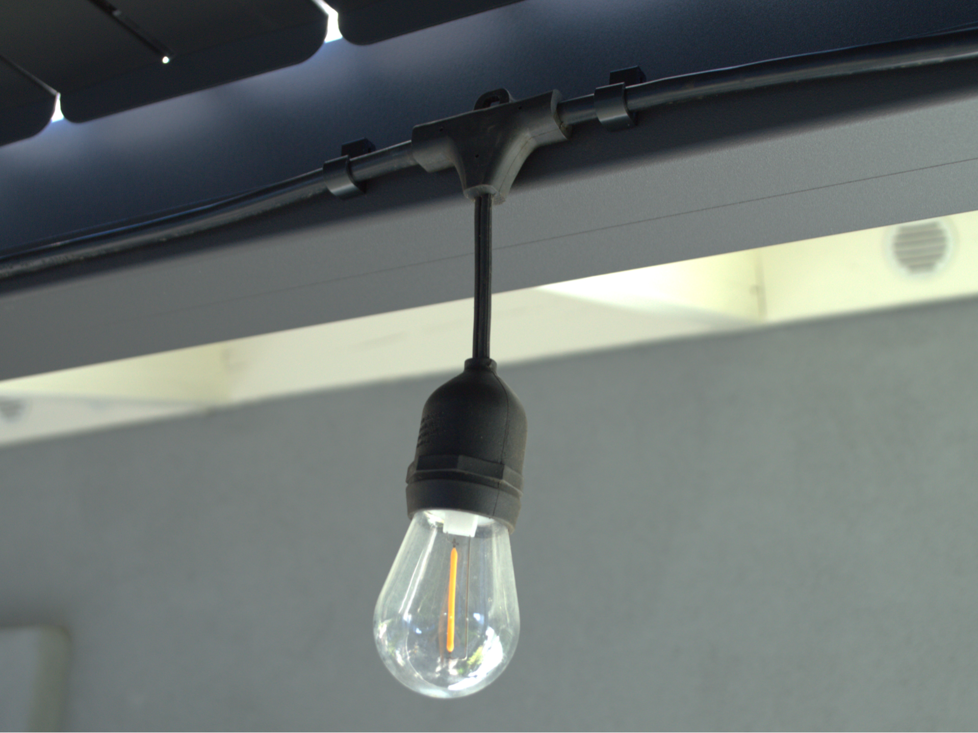 String Light hook for Mirador Pergola