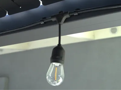String Light hook for Mirador Pergola