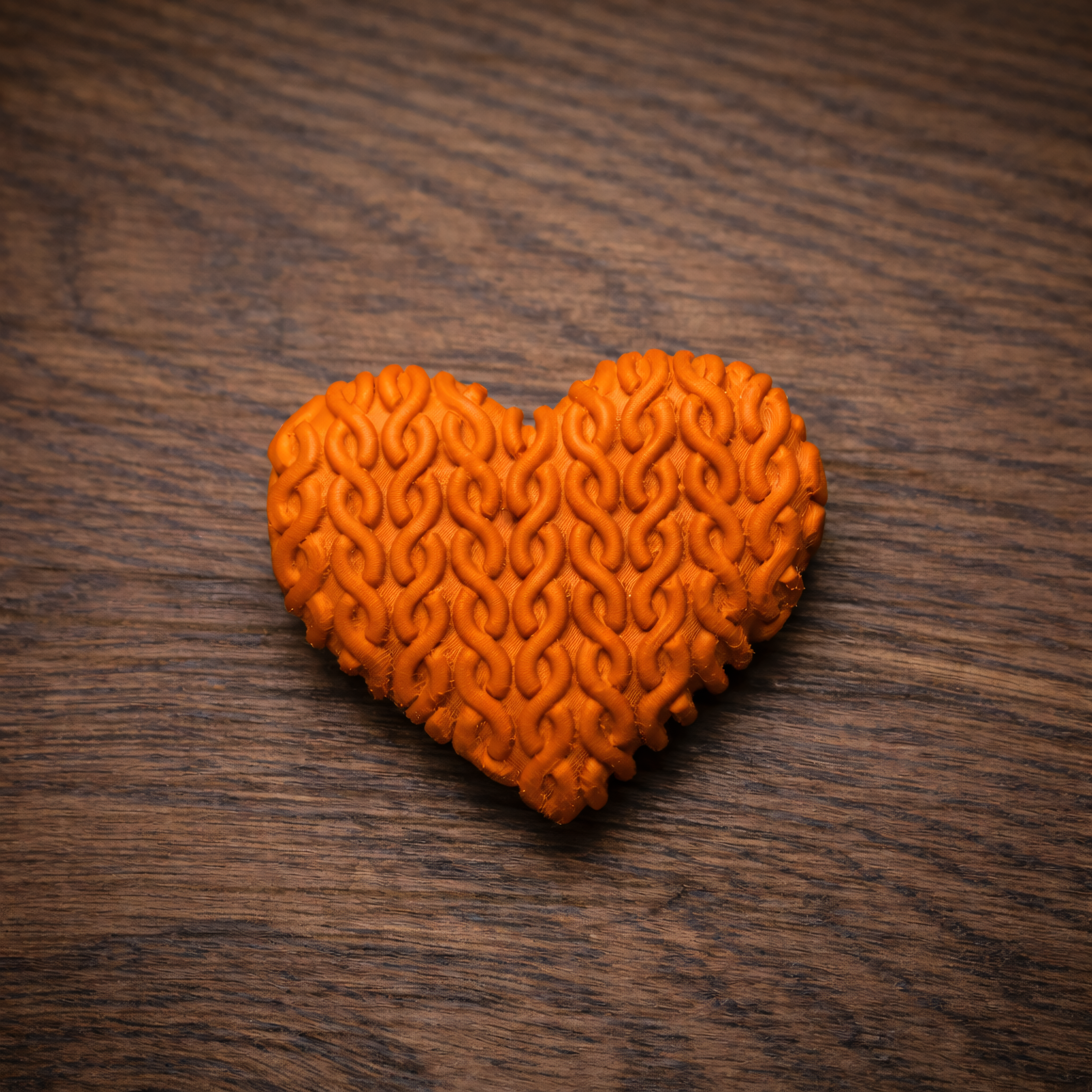 Miniatura 4 do modelo 3D Mini knitted heart
