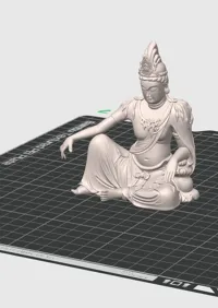 Sculpture zen de méditation pour jardin — photo 3