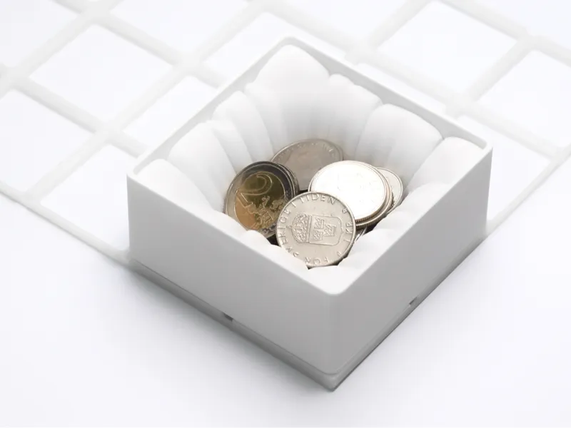 Gridfinity Cushion Tray – 2x2 Utility