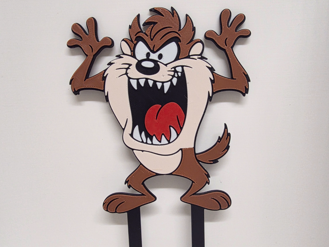 Tasmanian devil cake topper