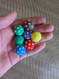 0.2mm layer, 2 walls, 15% infill, 2 color, prints 1 mushroom