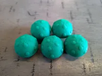 0.2mm layer, 2 walls, 15% infill, 1 color prints 5 mushrooms