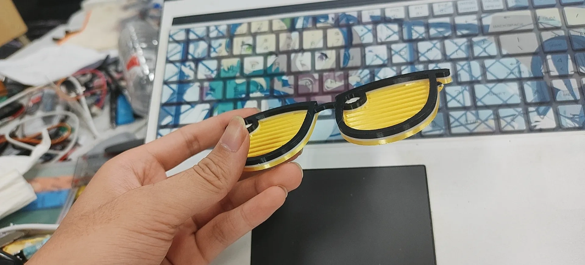 Miniatura 4 do modelo 3D fumo玩偶派对眼镜 支持无ams 东方project