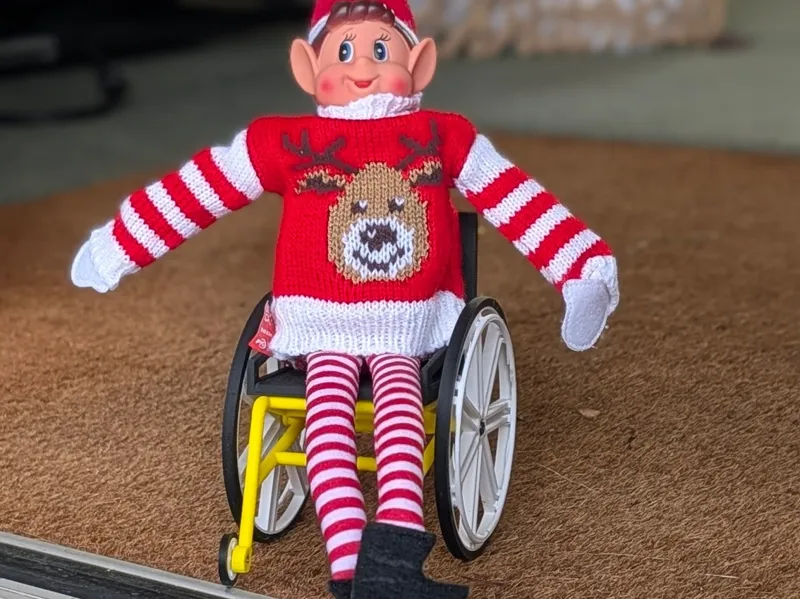Elf on the Shelf Wheelchair – Mini Wheelchair