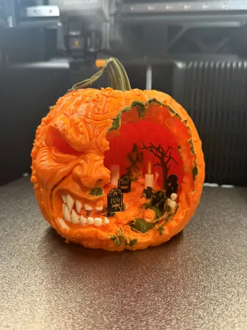 Adorno temático: scary Halloween pumpkin — vista de referencia 4