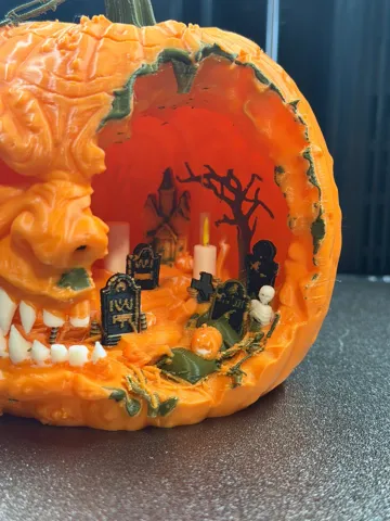 Adorno temático: scary Halloween pumpkin — vista de referencia 3