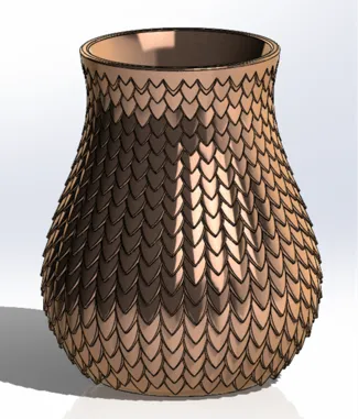 Dragonskin Vase