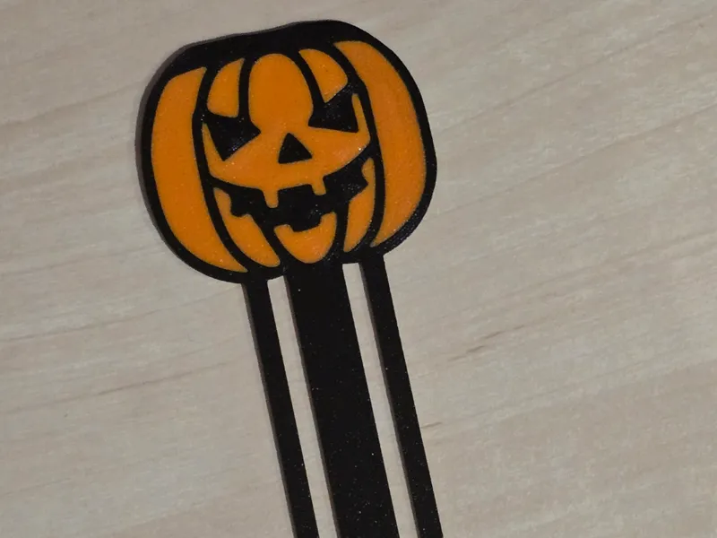 Pumpkin bookmark