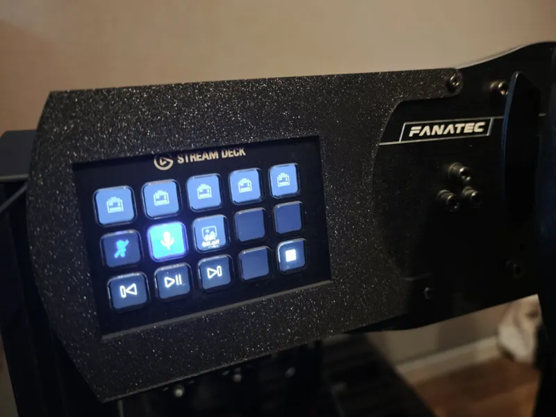 StreamDeck Mount Fanatec CSW 2.5