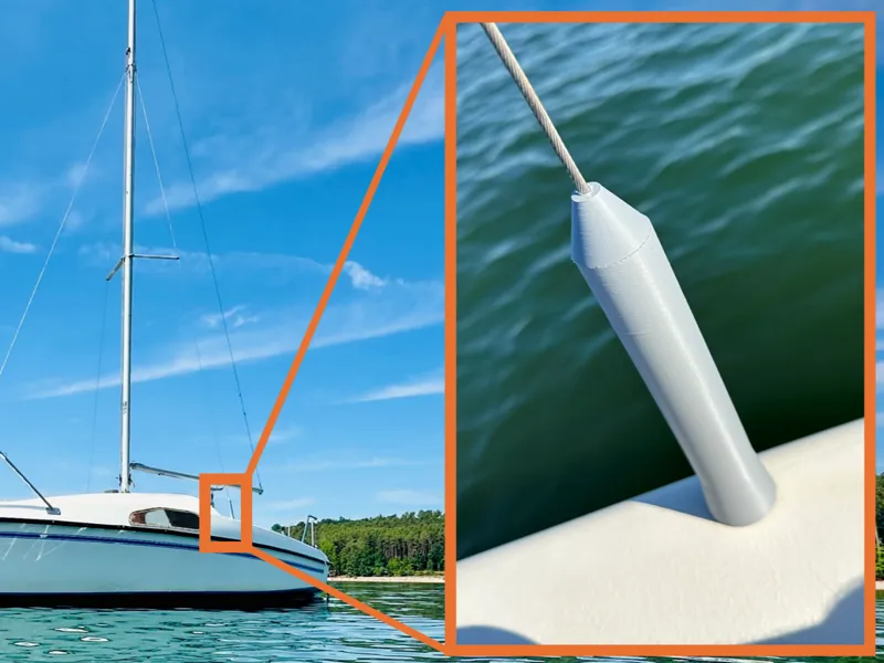 Wantenspannerschoner - Segelboot Schutz für Wanten